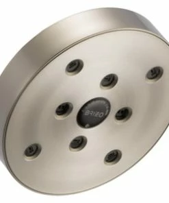 Budget 🎉 Brizo Odin® Single Function H2Okinetic® Showerhead in Brushed Nickel 🔥