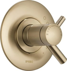 New 🧨 Brizo Odin® Two Handle Bathtub & Shower Faucet in Luxe Gold (Trim Only) 😀 3 New 🧨 Brizo Odin® Two Handle Bathtub & Shower Faucet in Luxe Gold (Trim Only) 😀