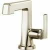 Outlet 🎁 Brizo Levoir® Single Handle Monoblock Bathroom Sink Faucet in Polished Nickel 💯