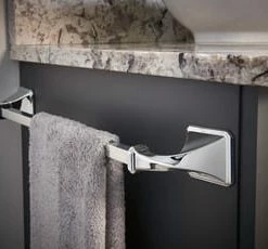 Outlet ⌛ Brizo Virage® 18 in. Towel Bar in Polished Chrome ✨ -Outlet Brizo Store Query 1061