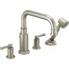 Wholesale 🧨 Brizo Atavis™ Two Handle Roman Tub Faucet in Luxe Nickel Trim Only 👏