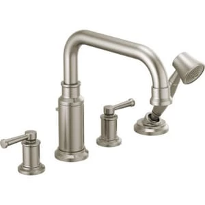 Wholesale 🧨 Brizo Atavis™ Two Handle Roman Tub Faucet in Luxe Nickel Trim Only 👏 3 Wholesale 🧨 Brizo Atavis™ Two Handle Roman Tub Faucet in Luxe Nickel Trim Only 👏