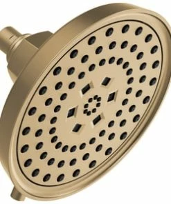 Top 10 🤩 Brizo Invari™ Multi Function H2Okinetic Technology® Full Body, Full Body, Massaging Spray and Pause Showerhead in Luxe Gold ❤️