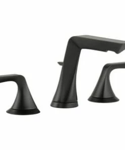 Wholesale 🥰 Brizo Sotria™ Two Handle Widespread Bathroom Sink Faucet in Matte Black 🧨