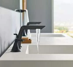 Wholesale 🥰 Brizo Sotria™ Two Handle Widespread Bathroom Sink Faucet in Matte Black 🧨 -Outlet Brizo Store Query 1082