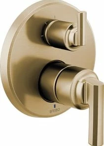 Brand new 😀 Brizo Levoir® Two Handle Bathtub & Shower Faucet in Luxe Gold (Trim Only) 🌟