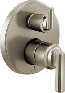 Promo 🤩 Brizo Levoir® Two Handle Bathtub & Shower Faucet in Luxe Nickel (Trim Only) 😉 3 Promo 🤩 Brizo Levoir® Two Handle Bathtub & Shower Faucet in Luxe Nickel (Trim Only) 😉