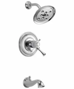 Cheap 😀 Brizo Baliza® Two Handle Single Function Bathtub & Shower Faucet in Polished Chrome (Trim Only) 👏