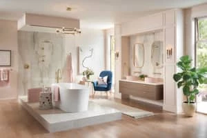 Best deal 🥰 Brizo Odin® No Handle Widespread Wall Mount Bathroom Sink Faucet in Luxe Gold Handles Sold Separately 💯 5 Best deal 🥰 Brizo Odin® No Handle Widespread Wall Mount Bathroom Sink Faucet in Luxe Gold Handles Sold Separately 💯 - Image 3