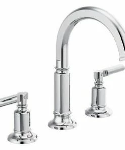 Deals ⌛ Brizo Invari™ Two Handle Widespread Bathroom Sink Faucet in Chrome Handles Sold Separately 🤩