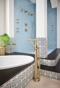 Buy 🧨 Brizo Levoir® Single Handle Bathtub & Shower Faucet in Luxe Gold (Trim Only) 🥰 -Outlet Brizo Store Query 1183