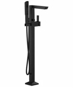 Coupon ⭐ Brizo Vettis® Single Handle Lever Floor Mount Filler in Matte Black 👏