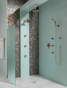 Deals ✔️ Brizo Charlotte® 2 gpm Shower Faucet with Double Lever Handle in Brilliance in Cocoa Bronze and Brilliance Polished Nickel (Trim Only) 🔥 -Outlet Brizo Store Query 1251