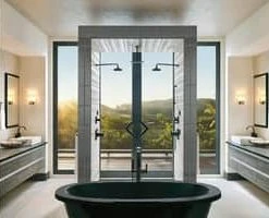 Brand new 🥰 Brizo Siderna® Square Open Towel Ring in Matte Black 🌟 -Outlet Brizo Store Query 1254