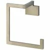 Discount 😍 Brizo Siderna™ Square Open Towel Ring in Brushed Nickel 🌟 -Outlet Brizo Store Query 1257