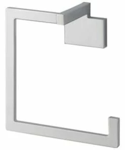 Outlet ❤️ Brizo Siderna™ Square Open Towel Ring in Polished Chrome 👏