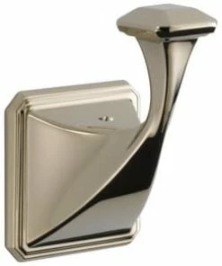 Outlet 💯 Brizo Virage® 1-Hook Robe Hook in Polished Nickel 🌟