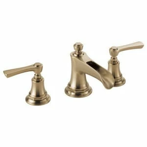 Buy ✔️ Brizo Rook® Two Handle Widespread Bathroom Sink Faucet in Luxe Gold Handles Sold Separately ✔️ 3 Buy ✔️ Brizo Rook® Two Handle Widespread Bathroom Sink Faucet in Luxe Gold Handles Sold Separately ✔️