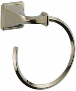 Budget 😀 Brizo Virage™ Round Open Towel Ring in Polished Nickel 😉