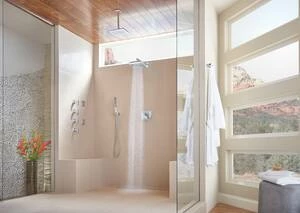 Buy 🛒 Brizo Vettis® Multi Function H2Okinetic®, Full Body, Massaging and Pause Showerhead in Polished Chrome 😉 4 Buy 🛒 Brizo Vettis® Multi Function H2Okinetic®, Full Body, Massaging and Pause Showerhead in Polished Chrome 😉 - Image 2