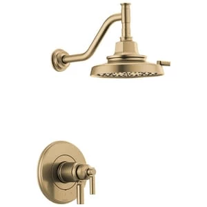 Best deal 🎉 Brizo Invari™ Two Handle Multi Function Shower Faucet in Luxe Gold (Trim Only) 😉 3 Best deal 🎉 Brizo Invari™ Two Handle Multi Function Shower Faucet in Luxe Gold (Trim Only) 😉