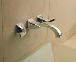 Outlet 😉 Brizo Virage® Two Handle Widespread Bathroom Sink Faucet in Polished Nickel ✨ -Outlet Brizo Store Query 1375