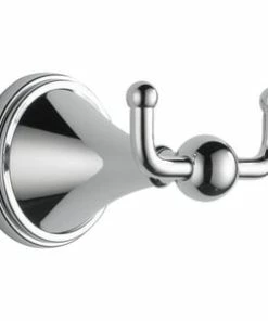New 🛒 Brizo 2-Hook Robe Hook in Chrome 🛒