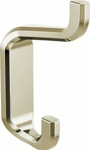 Flash Sale ⌛ Brizo Levoir™ 2-Hook Robe Hook in Polished Nickel ⭐