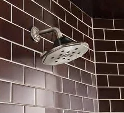 Flash Sale 😀 Brizo Rook® Multi Function H2Okinetic Technology® Full Body, H2Okinetic Technology® invigorating, Massage and Pause Showerhead in Luxe Nickel with Matte Black ⌛ -Outlet Brizo Store Query 1425