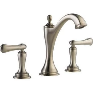 Best Pirce 👍 Brizo Charlotte® Two Handle Widespread Bathroom Sink Faucet in Brushed Nickel Handles Sold Separately 🛒 3 Best Pirce 👍 Brizo Charlotte® Two Handle Widespread Bathroom Sink Faucet in Brushed Nickel Handles Sold Separately 🛒