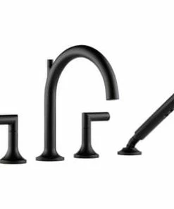 Hot Sale ✨ Brizo Jason Wu Roman Tub Faucet in Matte Black (Trim Only) 🤩