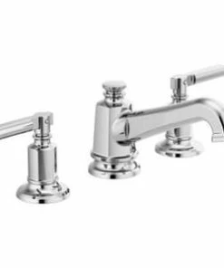 Outlet 👍 Brizo Invari™ Two Handle Widespread Bathroom Sink Faucet in Chrome Handles Sold Separately 🥰