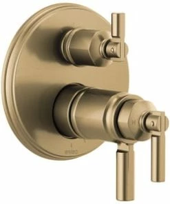 Brand new ⌛ Brizo Invari™ Brass Thermostatic Valve Trim Only in Luxe Gold ❤️