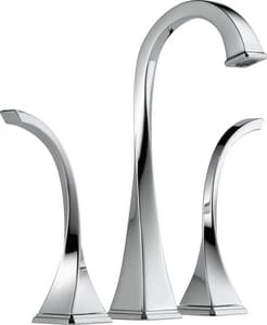 Best Pirce 🤩 Brizo Virage® Two Handle Widespread Bathroom Sink Faucet in Polished Chrome 🥰
