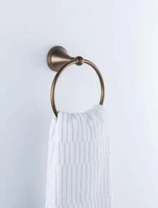 Discount 🧨 Brizo Round Closed Towel Ring in Polished Nickel 👍 -Outlet Brizo Store Query 1635