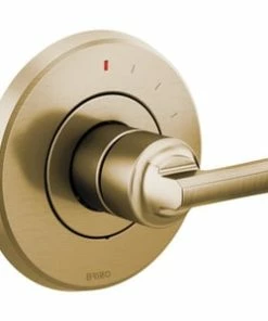 Wholesale 😀 Brizo Levoir® Single Handle Bathtub & Shower Faucet in Luxe Gold (Trim Only) 🥰