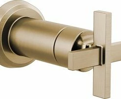 Cheapest ⌛ Brizo Levoir® Single Handle Bathtub & Shower Faucet in Luxe Gold (Trim Only) 🥰