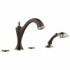 Hot Sale 😀 Brizo Charlotte® No Handle Roman Tub Faucet in Cocoa Bronze with Polished Nickel Trim Only ✔️ 1 Hot Sale 😀 Brizo Charlotte® No Handle Roman Tub Faucet in Cocoa Bronze with Polished Nickel Trim Only ✔️ -Outlet Brizo Store Query 1727