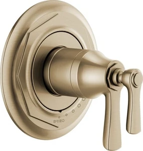 Outlet 🥰 Brizo Rook® Single Handle Bathtub & Shower Faucet in Luxe Gold (Trim Only) 🎁 3 Outlet 🥰 Brizo Rook® Single Handle Bathtub & Shower Faucet in Luxe Gold (Trim Only) 🎁