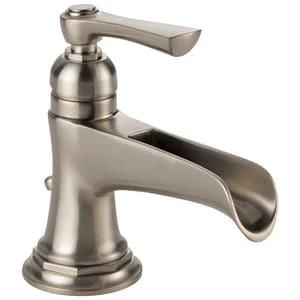 Outlet 👏 Brizo Rook® Single Handle Monoblock Bathroom Sink Faucet in Brilliance Luxe Nickel 🧨 3 Outlet 👏 Brizo Rook® Single Handle Monoblock Bathroom Sink Faucet in Brilliance Luxe Nickel 🧨