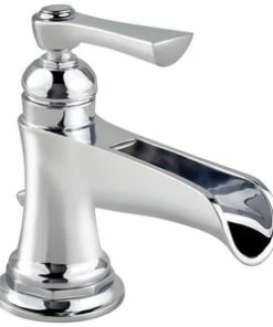 Best Pirce 👍 Brizo Rook® Single Handle Centerset Bathroom Sink Faucet in Polished Chrome 🔥