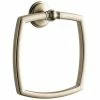 Buy 😉 Brizo Charlotte Rectangular Closed Towel Ring in Brushed Nickel ✔️ -Outlet Brizo Store Query 1738