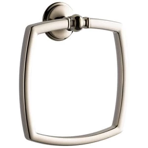 New 🤩 Brizo Charlotte Rectangular Closed Towel Ring in Polished Nickel 👍 3 New 🤩 Brizo Charlotte Rectangular Closed Towel Ring in Polished Nickel 👍