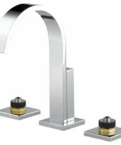 Buy 🎁 Brizo Siderna® Two Handle Widespread Bathroom Sink Faucet in Polished Chrome (Handles Sold Separately) ❤️