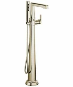 Cheapest 👏 Brizo Levoir® Single Lever Handle Tub Filler Trim Only in Brilliance® Polished Nickel 🛒
