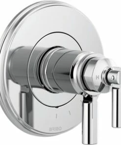 Discount 🧨 Brizo Invari™ Two Handle Single Function Bathtub & Shower Faucet in Chrome (Trim Only) 🔔