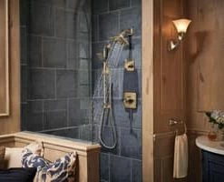 Hot Sale ✔️ Brizo Virage® Single Function H2Okinetic® Spray Showerhead in Luxe Gold ⭐ 10 Hot Sale ✔️ Brizo Virage® Single Function H2Okinetic® Spray Showerhead in Luxe Gold ⭐ -Outlet Brizo Store Query 1809