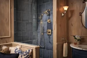 Hot Sale ✔️ Brizo Virage® Single Function H2Okinetic® Spray Showerhead in Luxe Gold ⭐ 6 Hot Sale ✔️ Brizo Virage® Single Function H2Okinetic® Spray Showerhead in Luxe Gold ⭐ - Image 4