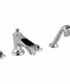 Best reviews of 😉 Brizo Rook® Two Handle Roman Tub Faucet in Polished Chrome Trim Only 👍