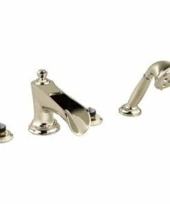 Wholesale 👍 Brizo Rook® Two Handle Roman Tub Faucet in Polished Nickel Trim Only 🧨